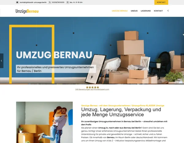 Umzugsunternehmen Bernau/Berlin